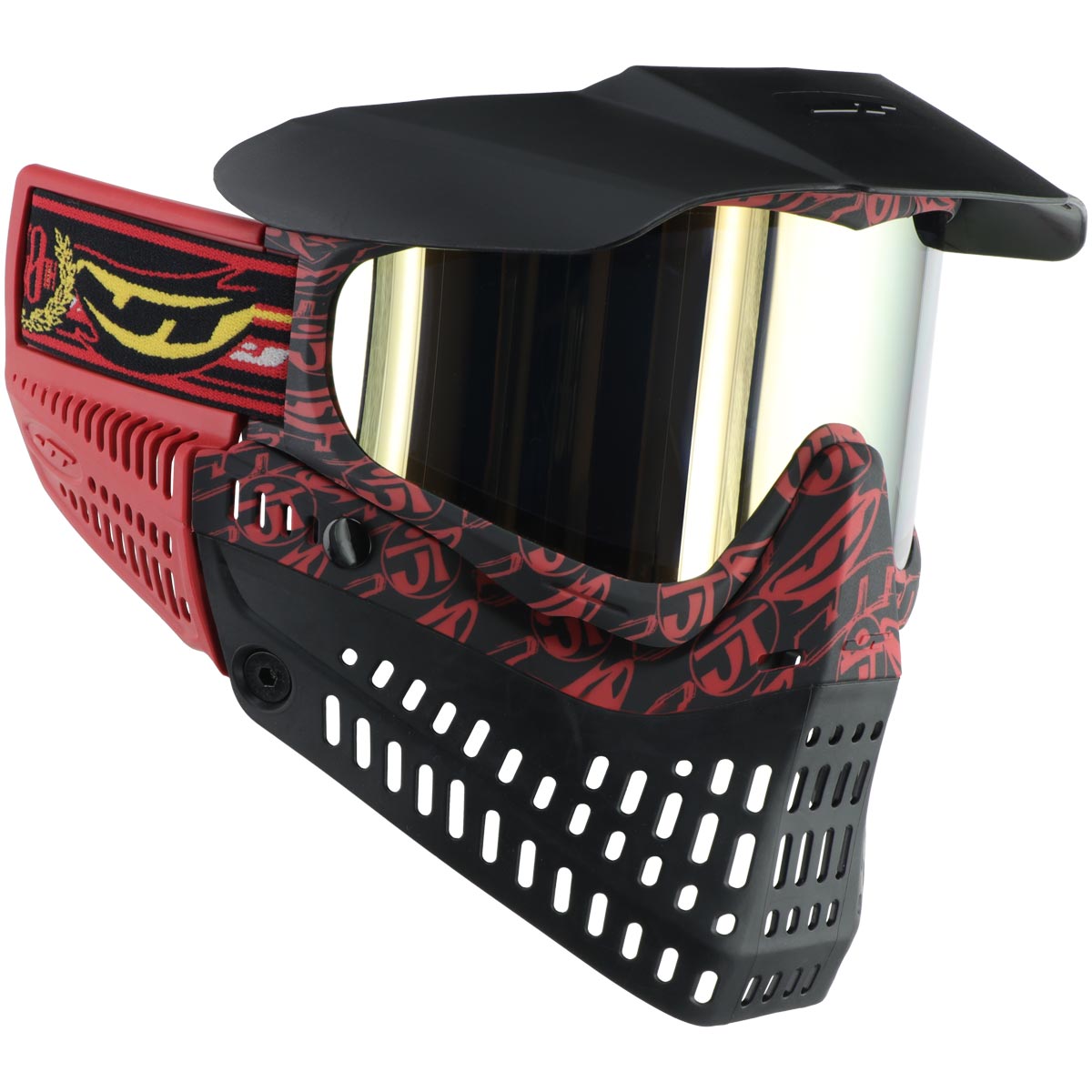 JT Proflex 40th Anniversary Goggle w Clear and Gold Lens | Paintball Mask - Goggle