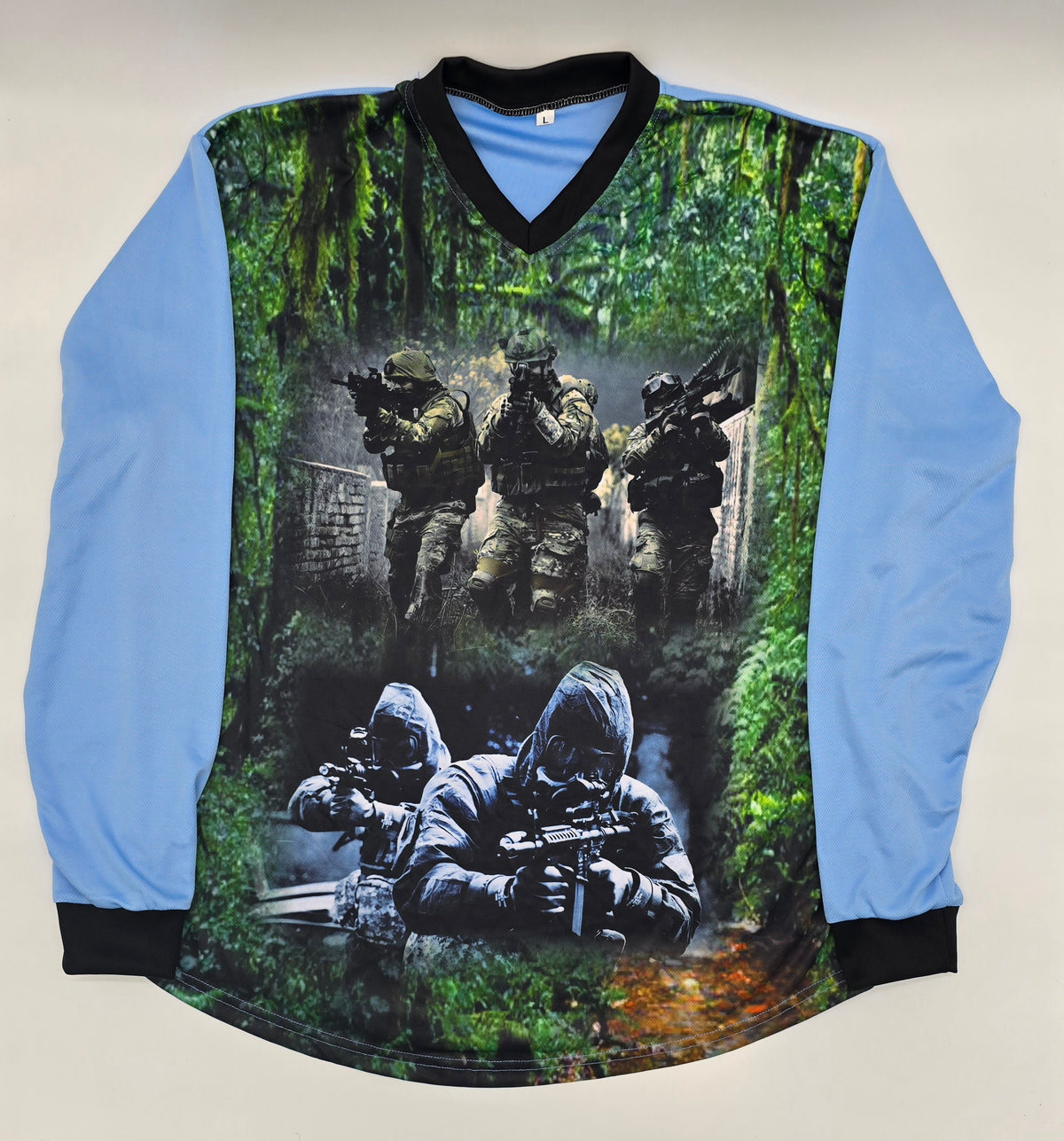 Baby Blue Call of duty Ghost | Paintball Practice Jersey