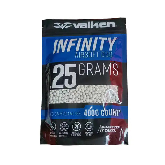Infinity 0.25G 4,000Ct Airsoft Bbs (1Kg)
