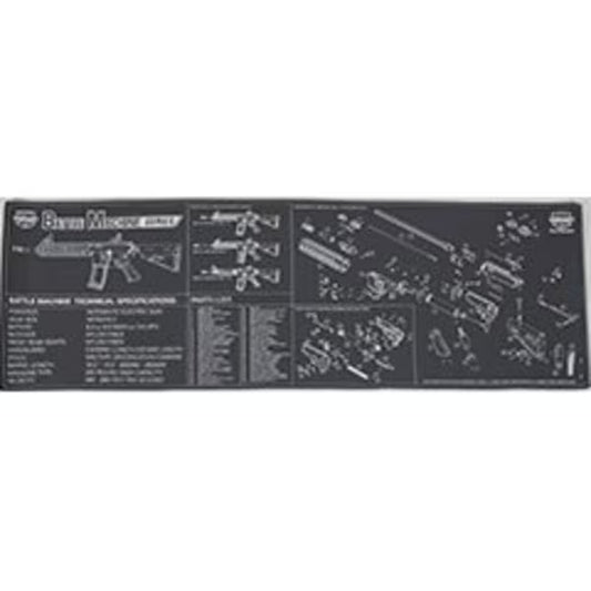 Tech Mat - Battle Machine Neoprene 34" x 11"