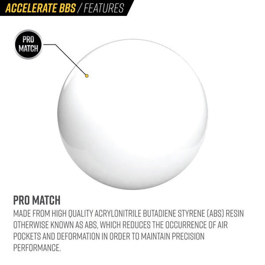 Valken Accelerate Promatch 0.20G 5,000Ct Airsoft Bbs