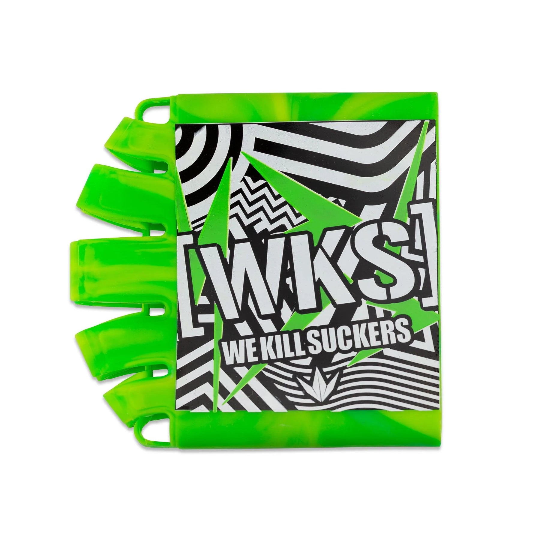 Bunkerkings - Knuckle Butt Paintball Air Tank Cover - WKS Shred - Lime