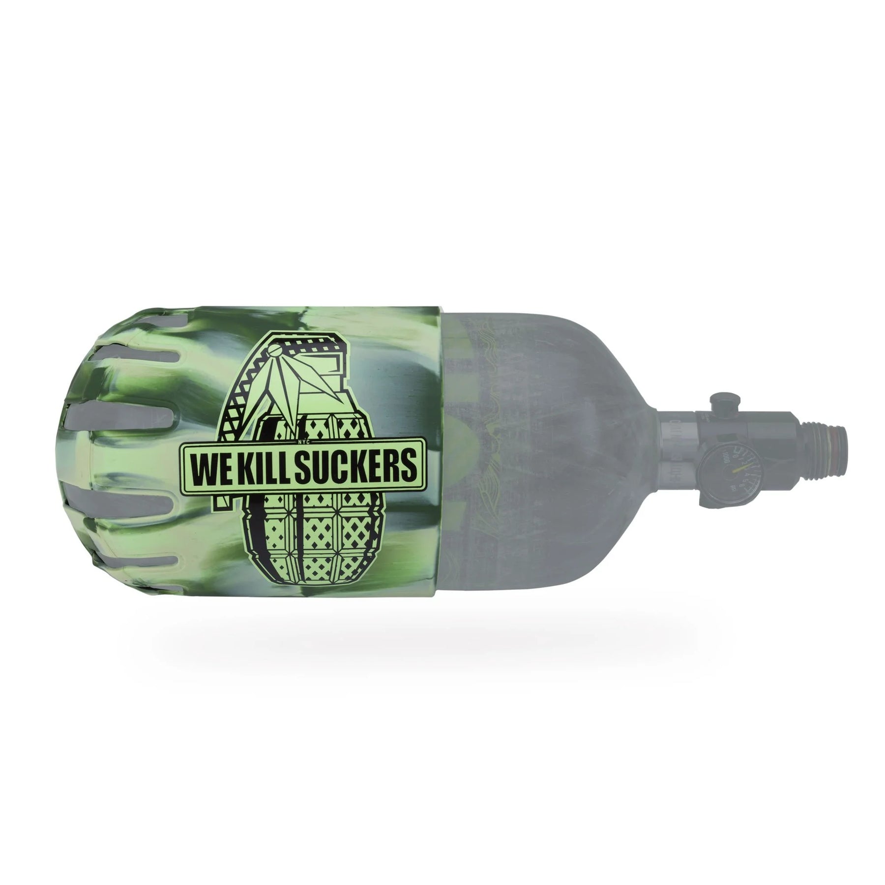 Bunkerkings - Knuckle Butt Paintball Air Tank Cover - WKS Grenade - Camo