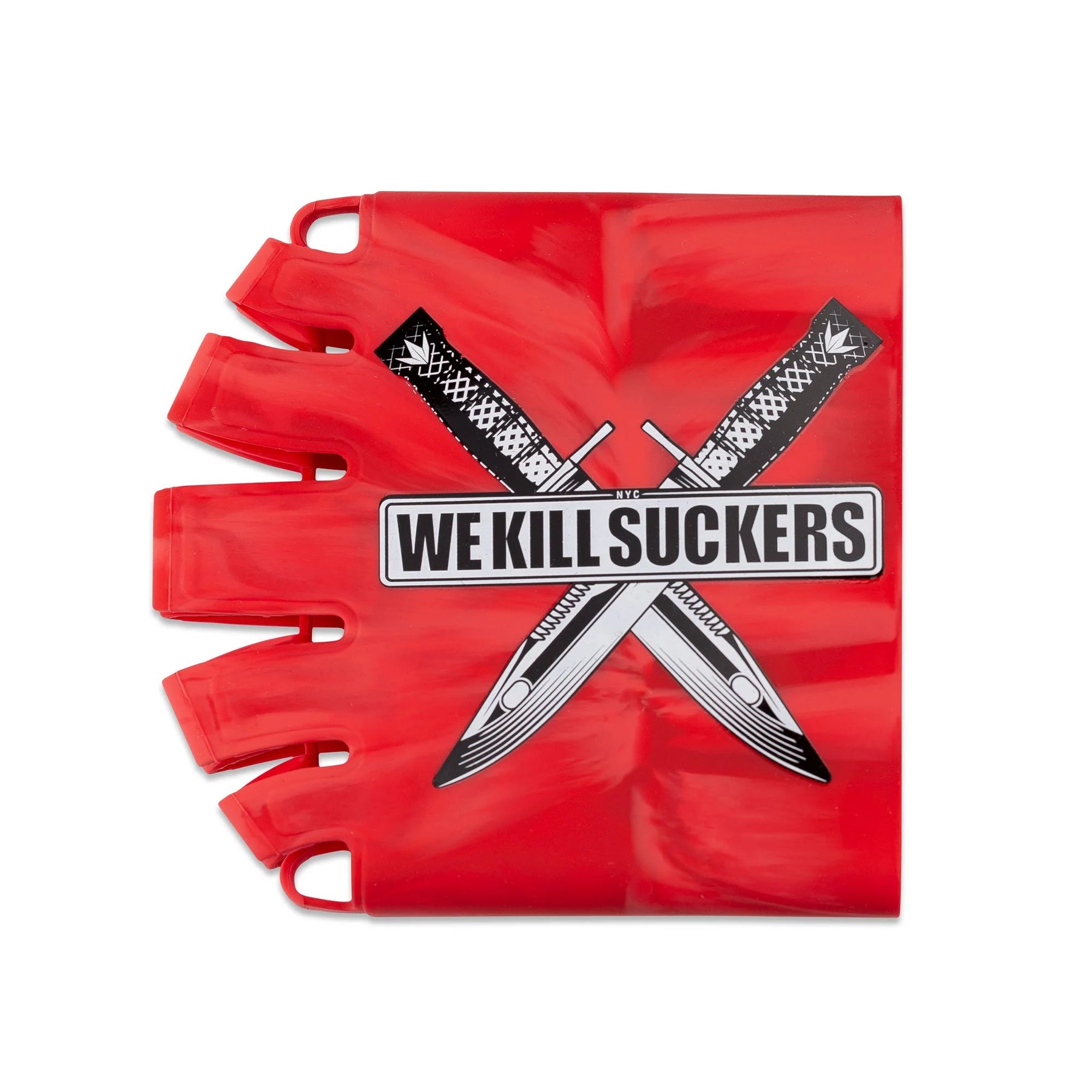 Bunkerkings - Knuckle Butt Paintball Air Tank Cover - WKS Knife - Red