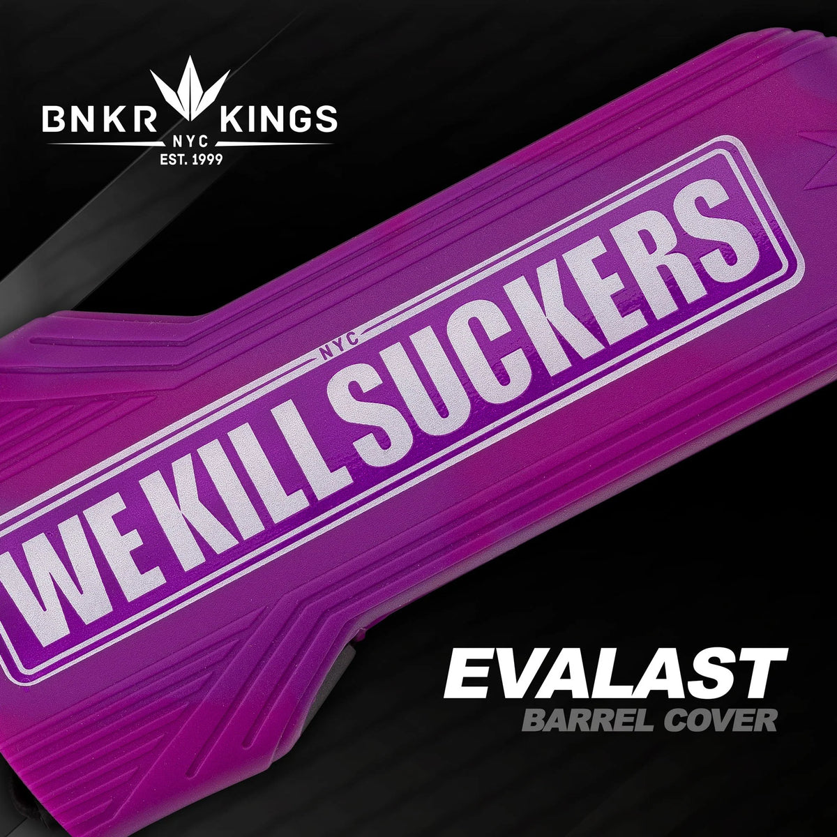 Bunkerkings - Evalast Paintball Barrel Cover - WKS - Purple