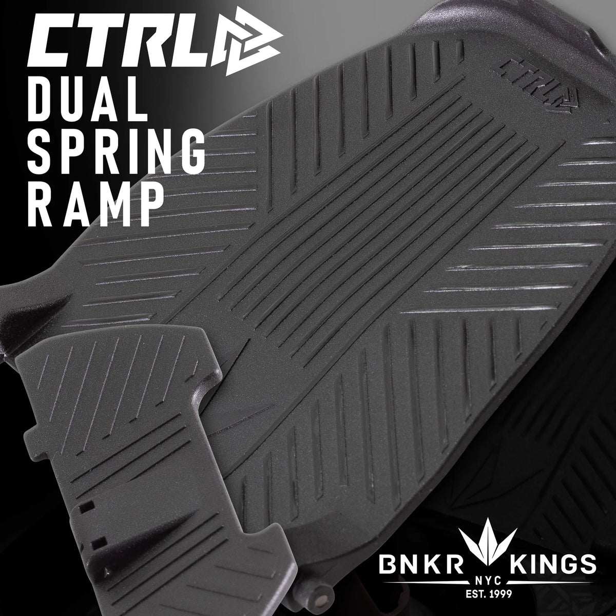 CTRL Dual Spring Ramps - Hopper - Black