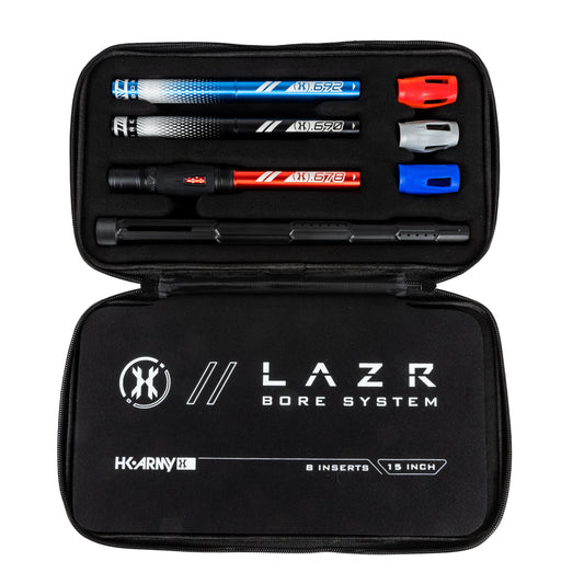 LAZR Elite Fractal Barrel Kit - 15' Dust Black/Colored Inserts - Cocker Threads