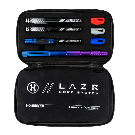 LAZR Elite Fractal Barrel Kit - 15' Blue/Purple Black Inserts - Cocker Threads