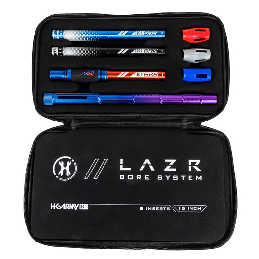 LAZR Elite Fractal Barrel Kit - 15' Blue/Purple Colored Inserts - Cocker Threads