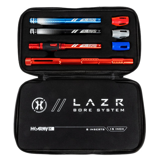 LAZR Elite Fractal Barrel Kit - 15' Dust Red/Colored Inserts - Cocker Threads