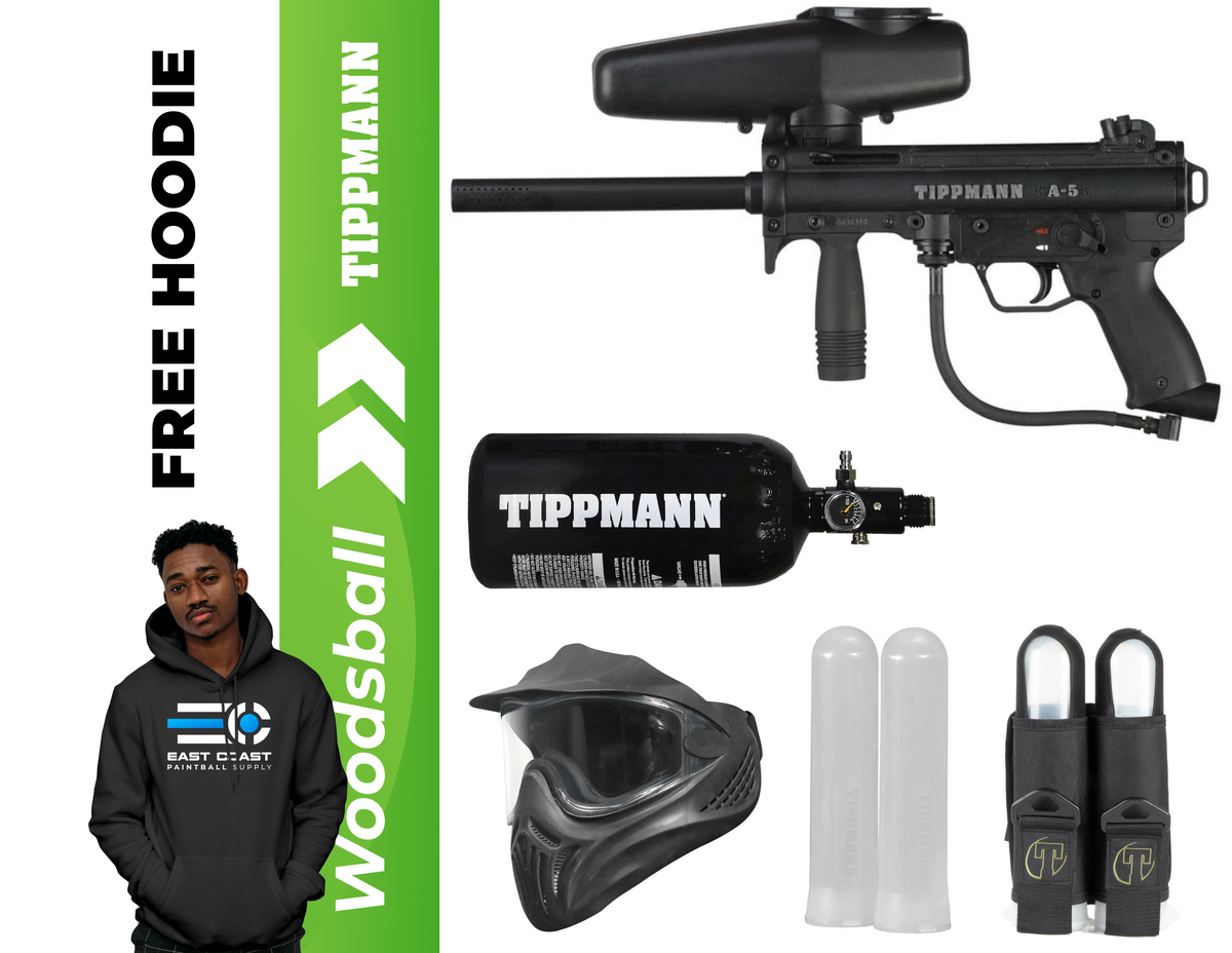 Tippmann A-5 with Response Trigger Paintball Package