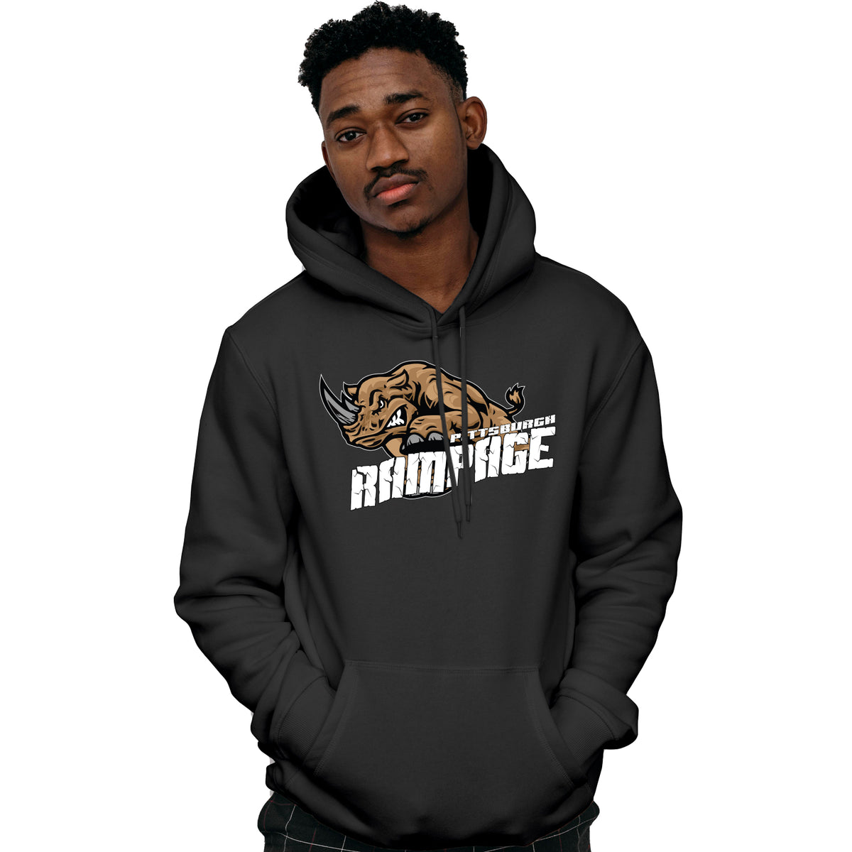 Pittsburgh Rampage Paintball Team Logo Hoodie