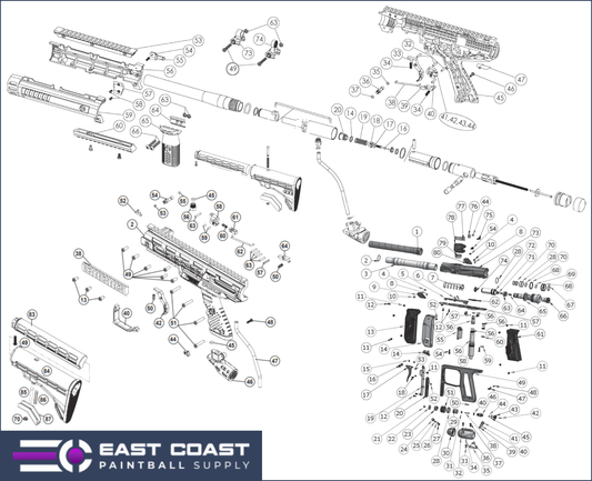 98 PS BLACK NICKEL AC RECEIVER - RIGHT