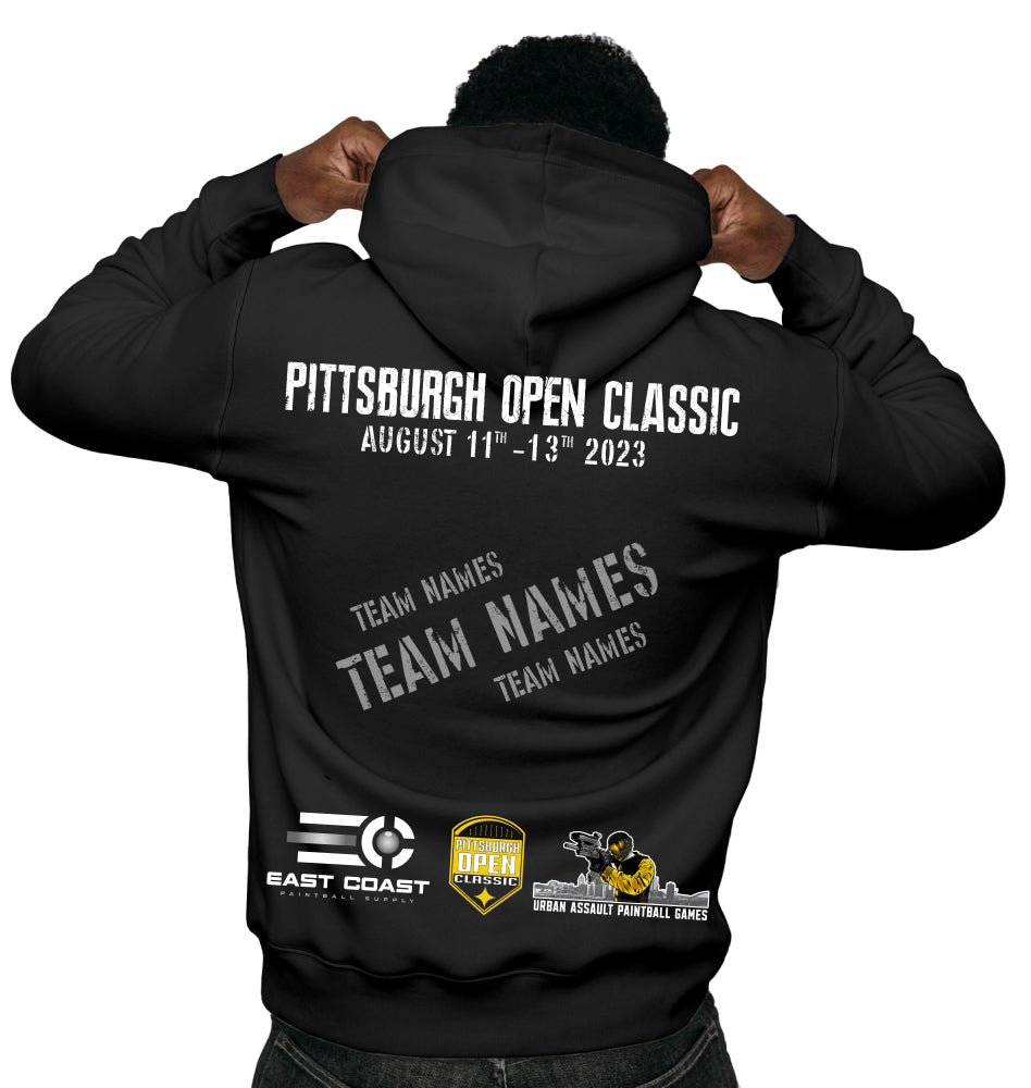 Pittsburgh Open Classic 2024 Legacy T-Shirt | Hoodies | Front: POC Emblem | Back: Team Names