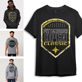 Pittsburgh Open Classic 2024 Legacy T-Shirt | Hoodies | Front: POC Emblem | Back: Team Names