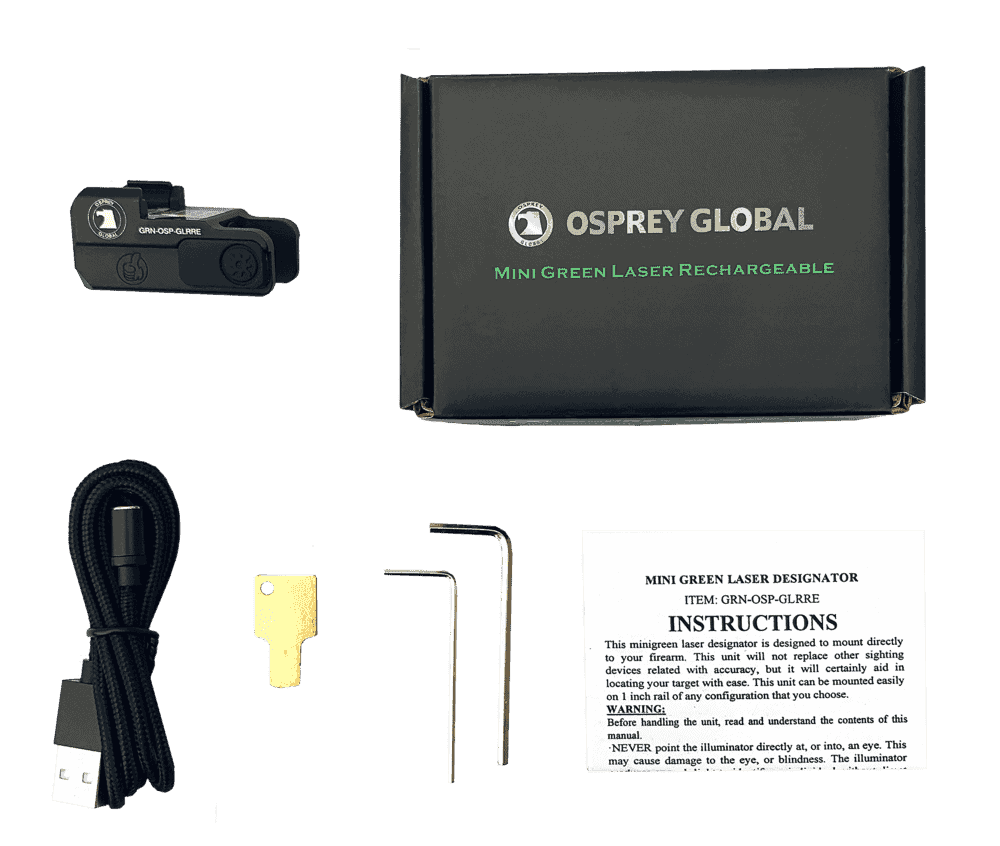 RECHARGEABLE MINI GREEN LASER | Osprey Scopes