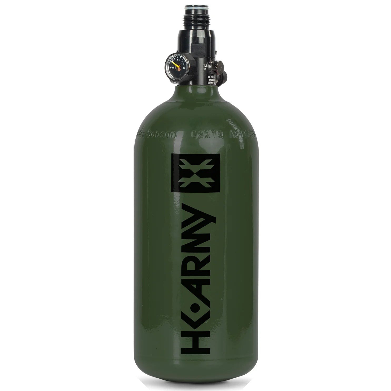 48ci / 3000psi -  Paintball Compressed Air Tank - Olive | HK Army