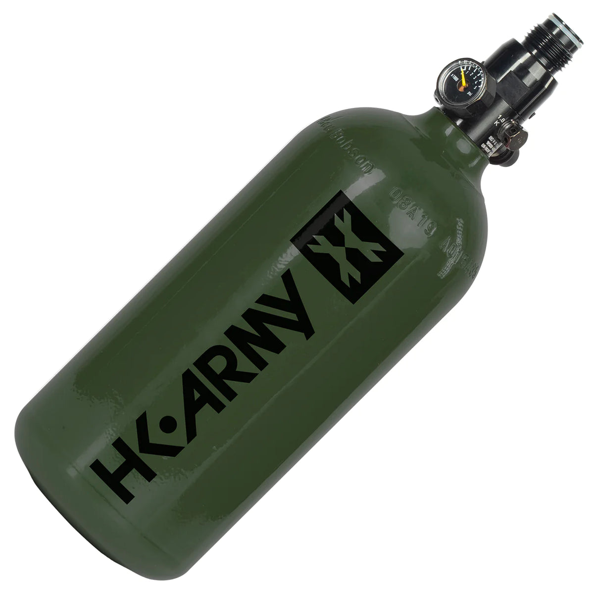 48ci / 3000psi -  Paintball Compressed Air Tank - Olive | HK Army