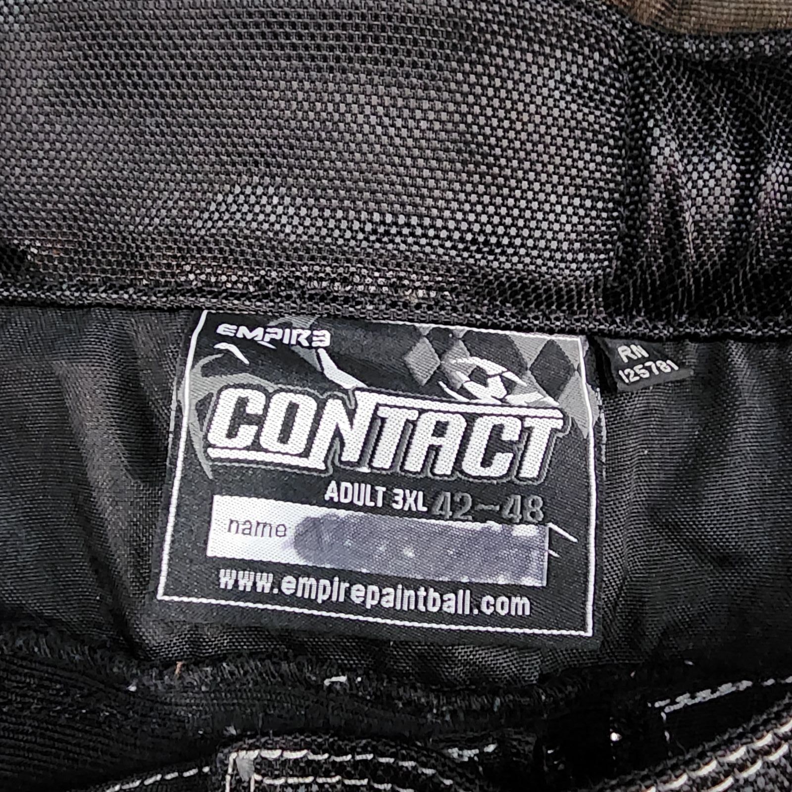 Empire Contact Paintball Pants | Color: Black | 3XL | Pre-Owned