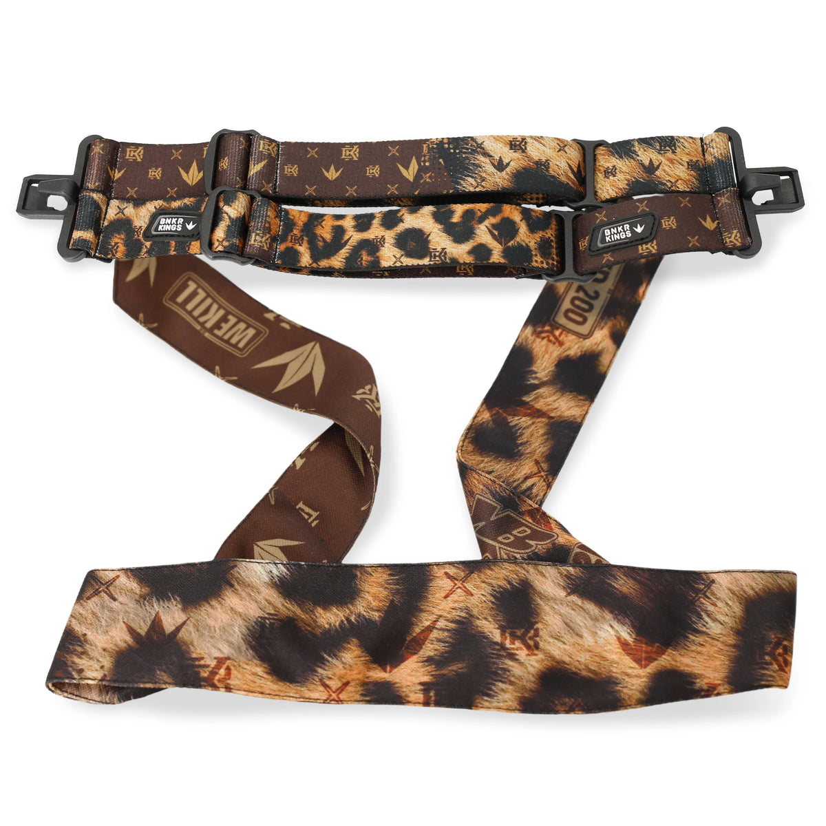 Leopard Coronation 4-Point Goggle Strap & Headband Pack - Limited Edition