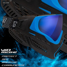 Virtue Vio Ascend | Paintball Goggle/Mask - Ice Cyan