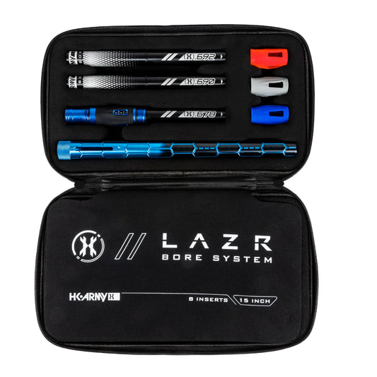 LAZR Elite Nexus Barrel Kit - 15' Blue/Black Black Inserts - Cocker Threads