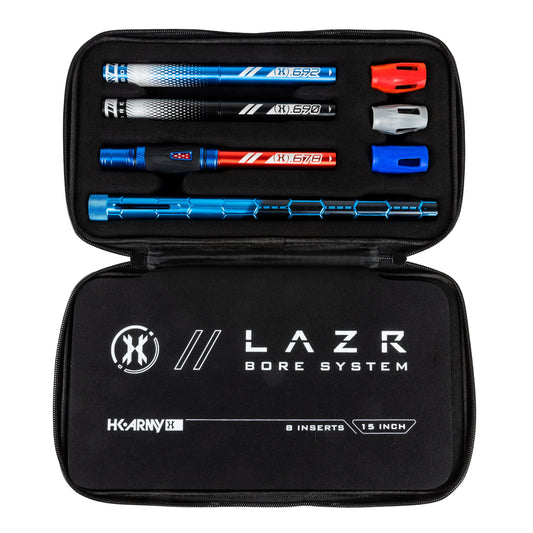 LAZR Elite Nexus Barrel Kit - 15' Blue/Black Colored Inserts - Cocker Threads