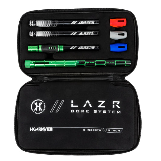 LAZR Elite Nexus Barrel Kit - 15' Green/Black Black Inserts - Cocker Threads