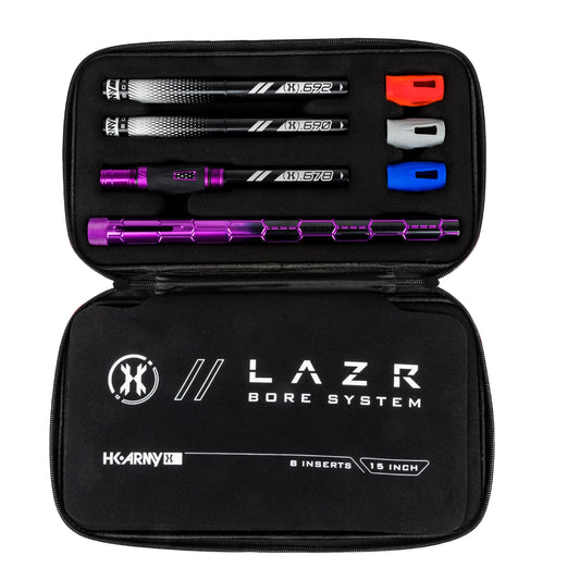 LAZR Elite Nexus Barrel Kit - 15' Purple/Black Black Inserts - Cocker Threads