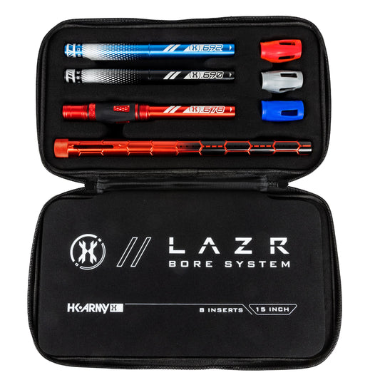 LAZR Elite Nexus Barrel Kit - 15' Red/Black Colored Inserts - Cocker Threads