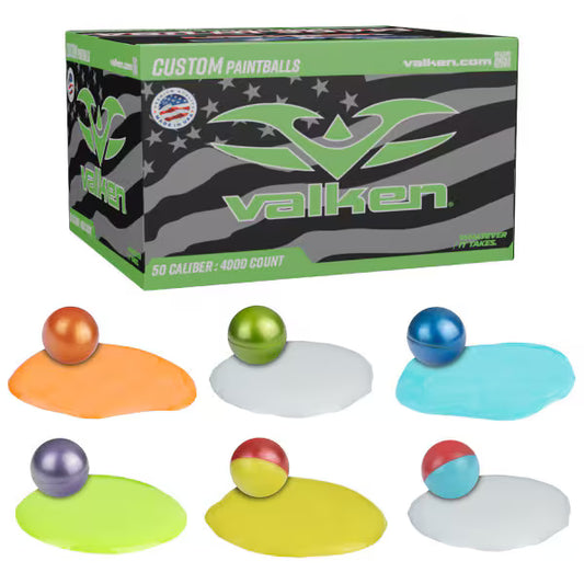 Valken Custom Paintballs - 50cal - 4,000ct