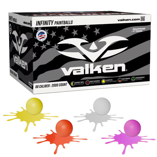 Valken Infinity Paintballs - 68cal - 2,000ct