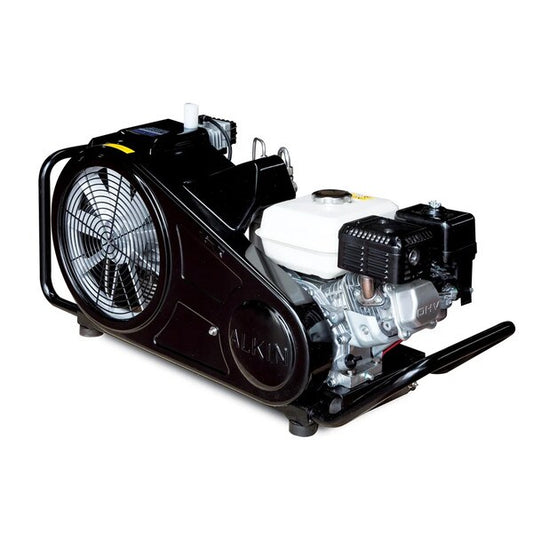 Alkin W31 Horizontal 3.7cfm Compressor w/ Honda Gasoline Motor