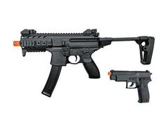 Sig Sauer MPX/P226 Airsoft Replica Springer Combo - Black