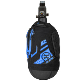 Paintball air tank cover / sleeve | hardline armored - Color: Blue/black - cobalt