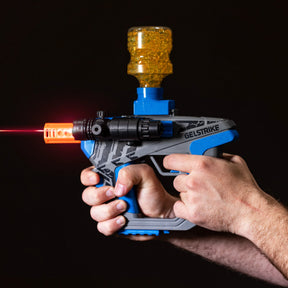 Gellyball kit with Laser | Delta Blaster | Gelstrike | Color: Menace Blue