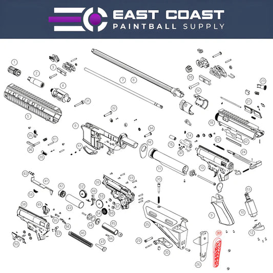 Pistol Parts - Valken HICAPA Slide-BY