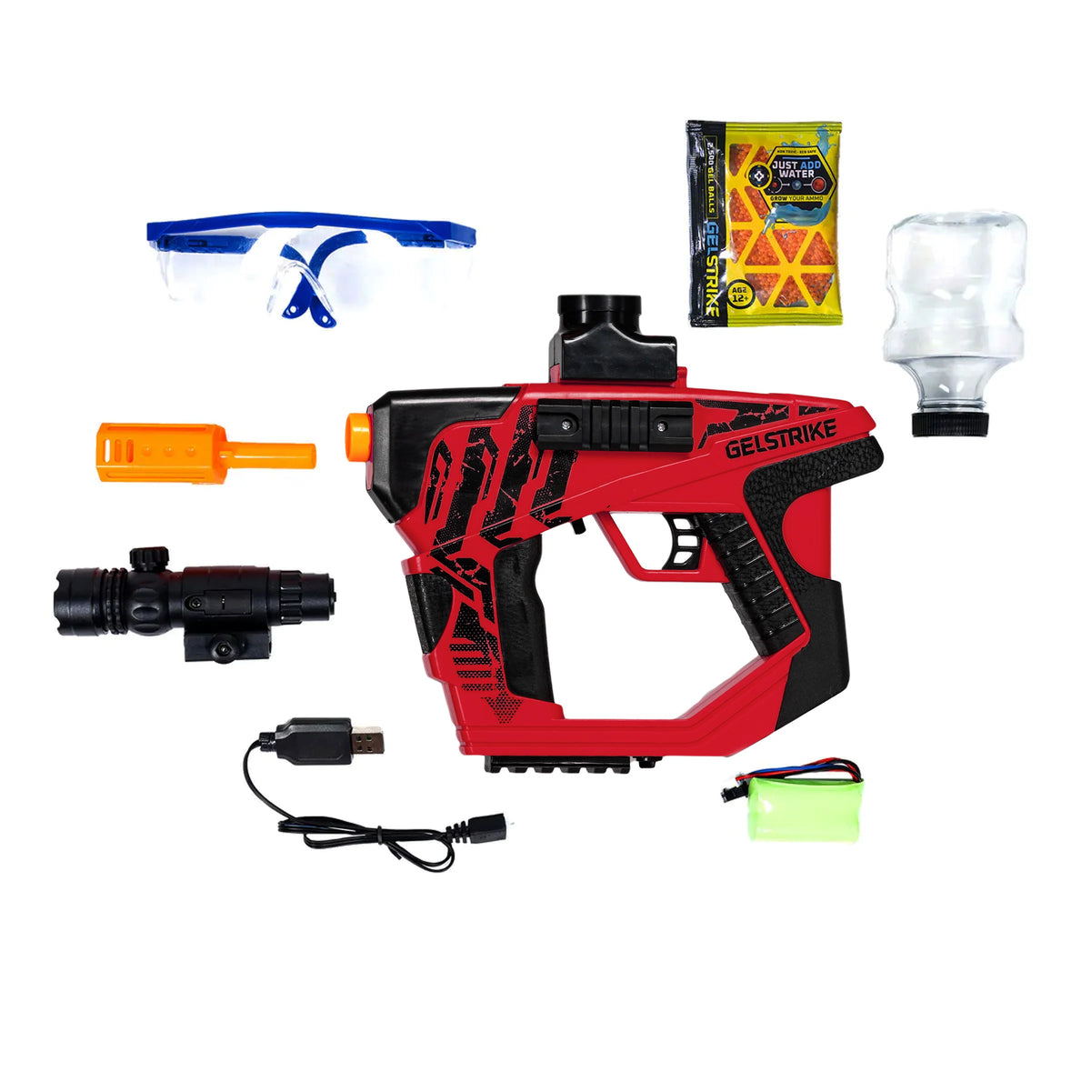 Gellyball kit | Delta Blaster | Gelstrike | Color: Fire
