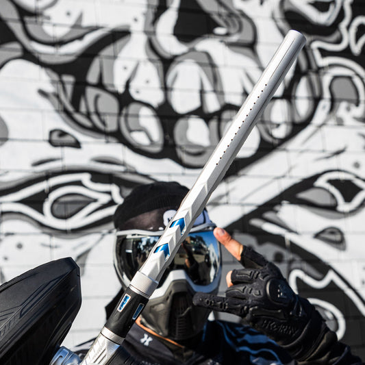 LAZR Elite Fossil Barrel Kit - 15' Dust Silver - Colored Inserts - Cocker Threads