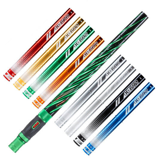 LAZR Elite Orbit Barrel Kit - 15' Dust Green/Colored Inserts - Cocker Threads