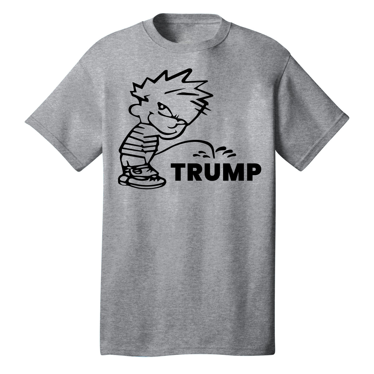 Calvin Peeing on Trump | Funny T-Shirt