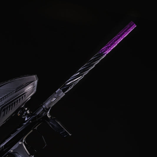 LAZR Elite Orbit Barrel Kit - 15' Black/Purple Fade - Black Inserts - Cocker Threads