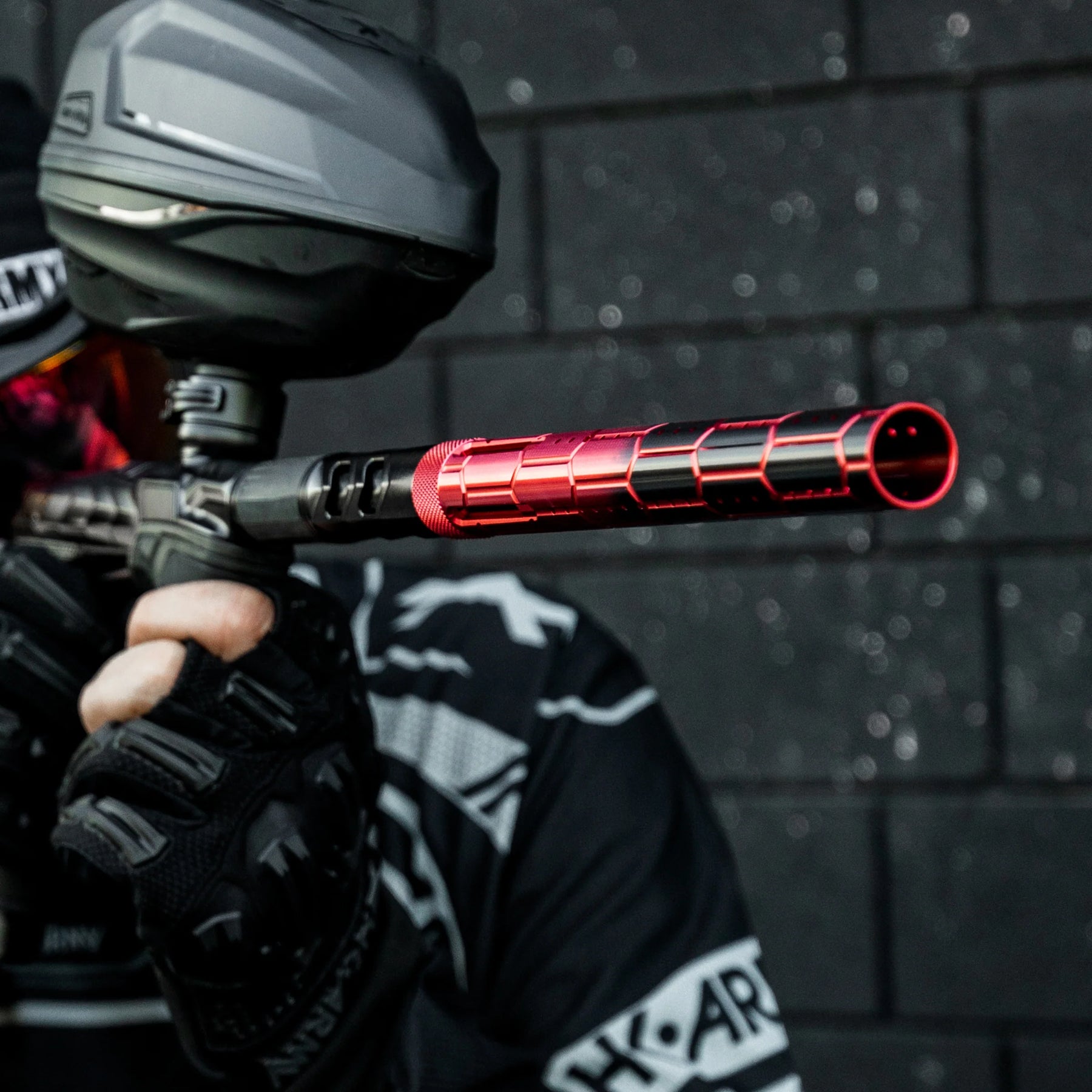 S63 PWR Elite Nexus Barrel Tip | Color: Red/Black Fade