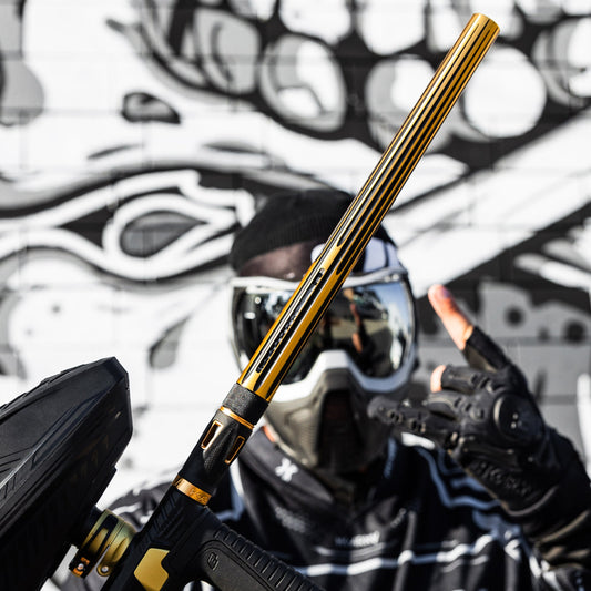 LAZR Elite Nova Barrel Kit - 15' Gold/Black - Black Inserts - Cocker Threads