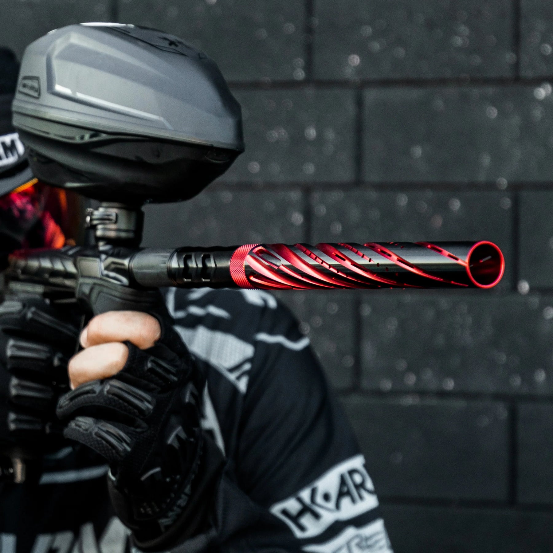 S63 PWR Elite Orbit Barrel Tip | Color: Dust Red/Black