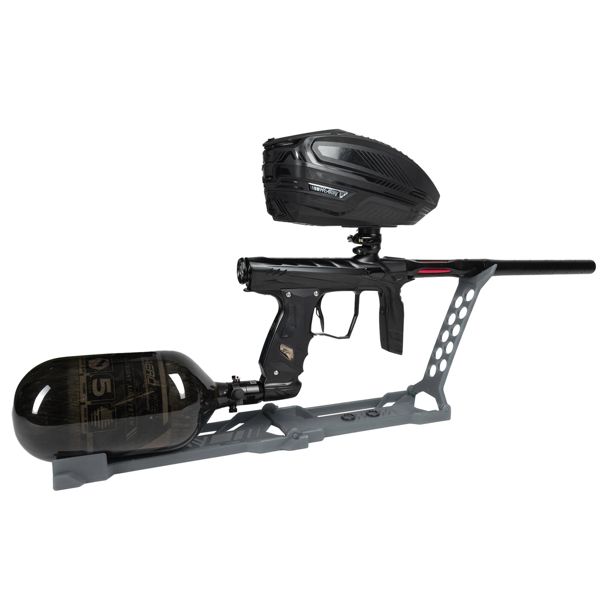 Paintball Marker Stand - Folding | Pewter