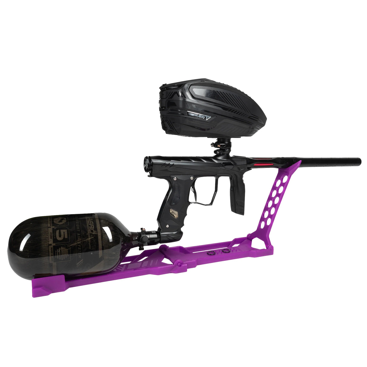 Paintball Marker Stand - Folding | Purple