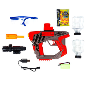 Gellyball kit with Laser | Delta Blaster | Gelstrike | Color: Lava Red
