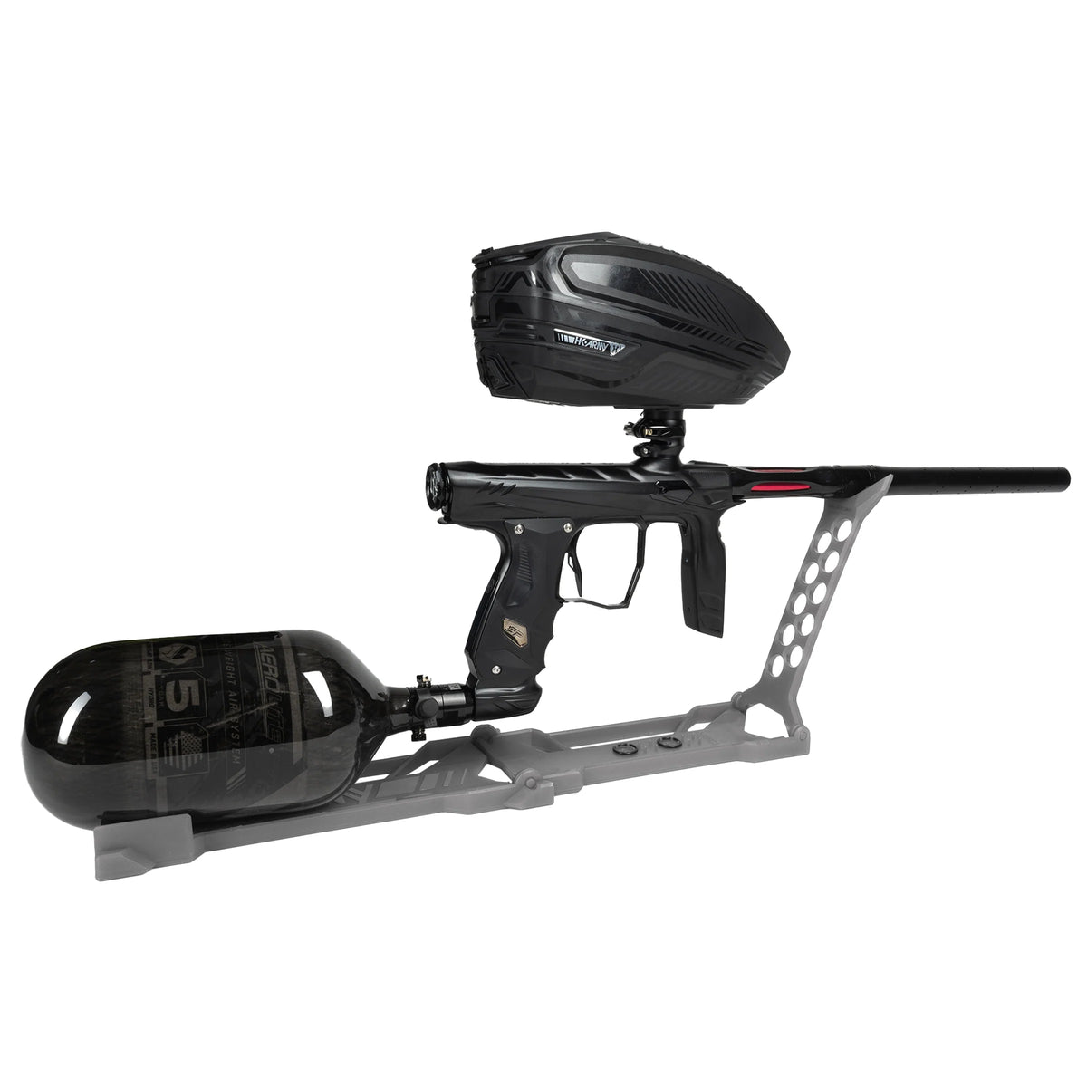 Paintball Marker Stand - Folding | Silver