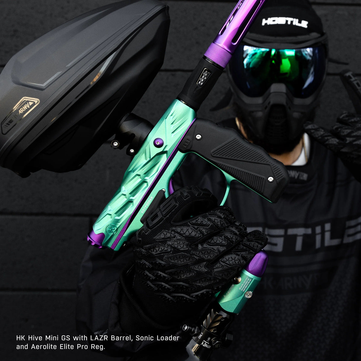 HK Army Hive Mini GS | Teal/Purple | Paintball Electronic Marker